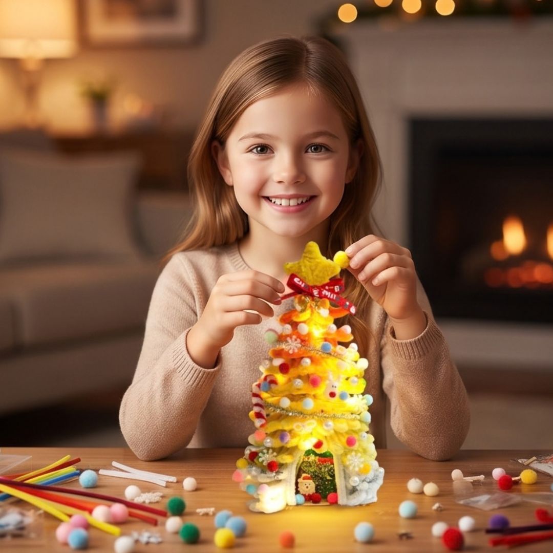 MerryMakers - DIY Light-Up Christmas Tree House