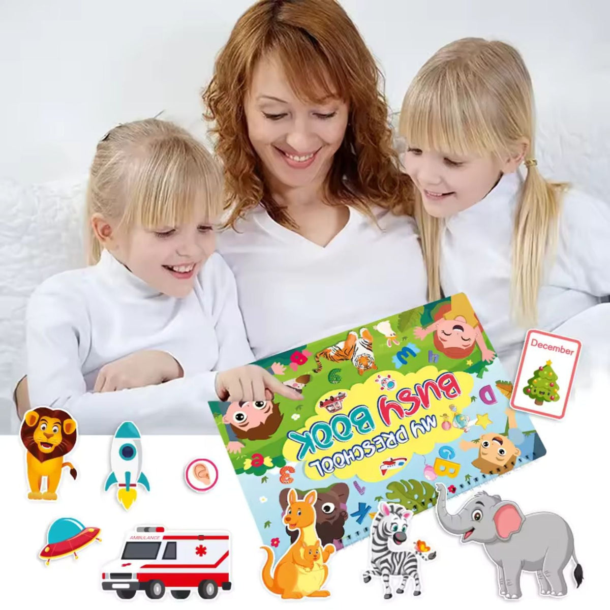 BusyLearner - 12-in-1 Montessori Learning Book