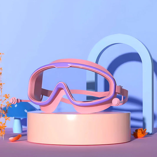 Children's diving goggles with 180° vision