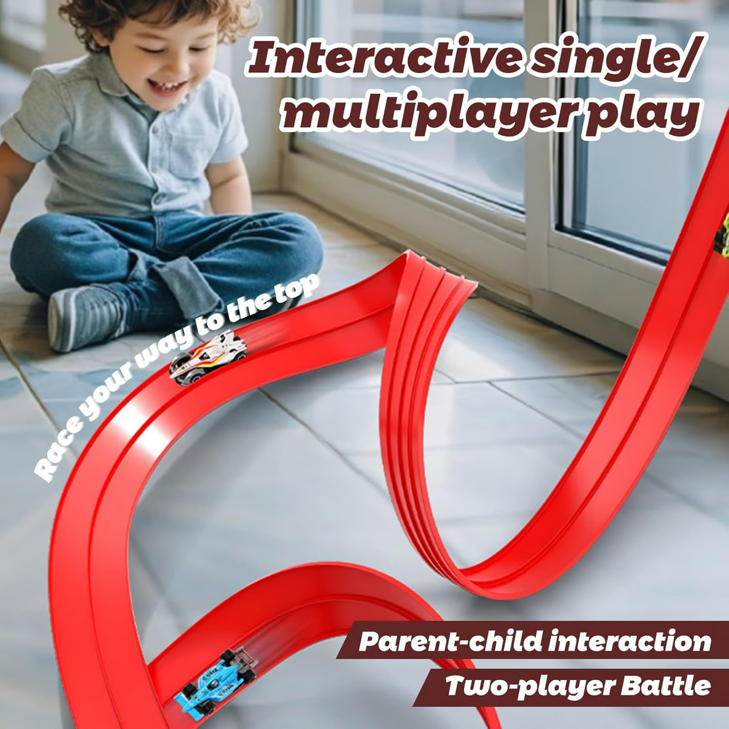 TurboFlex Race Track - With 4 Super Speedsters