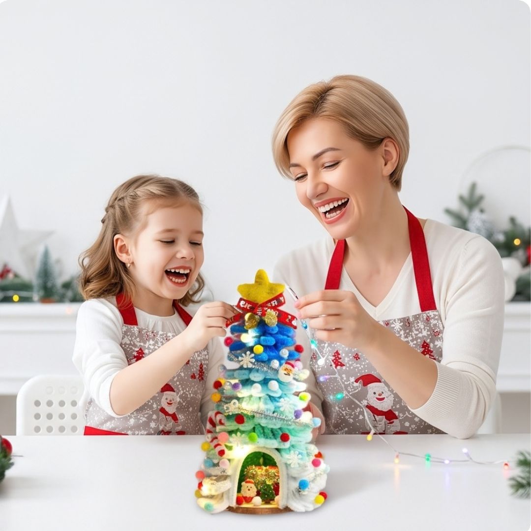 MerryMakers - DIY Light-Up Christmas Tree House