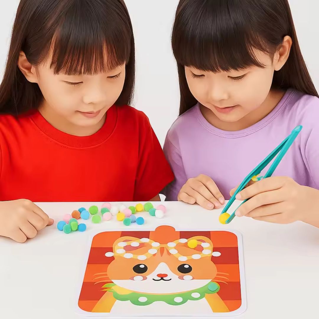 FuzzyBuddies - Pom Pom Animal Craft Kit