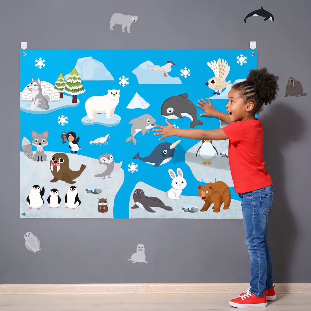FeltBuddies - Interactive Felt Learning Board