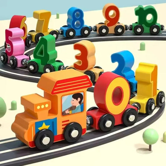 Montessori Wooden Train