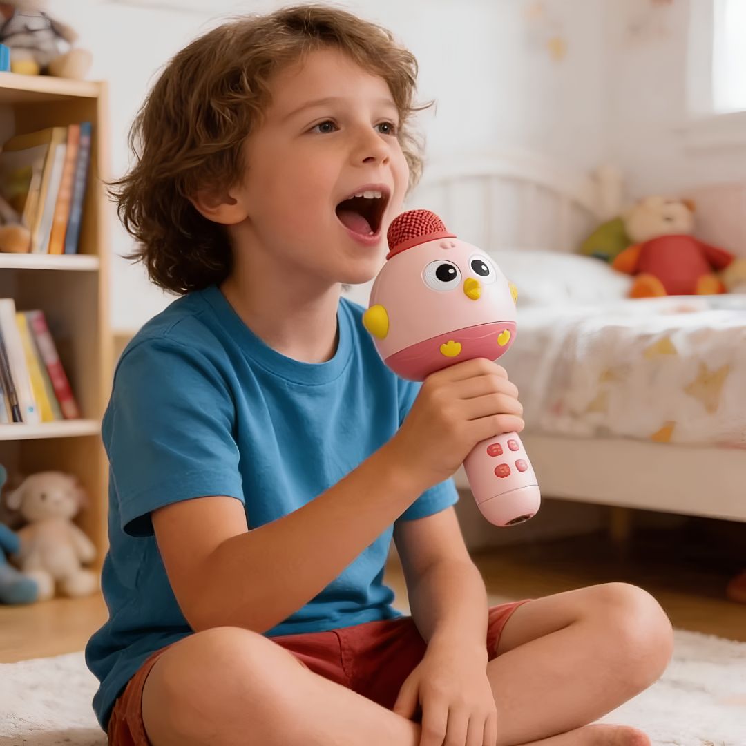 CluckyMic - Musical Microphone Toy for Kids