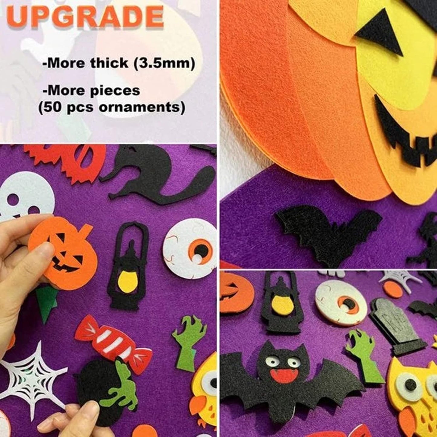 SpookyShapes - Halloween Felt Fun Board