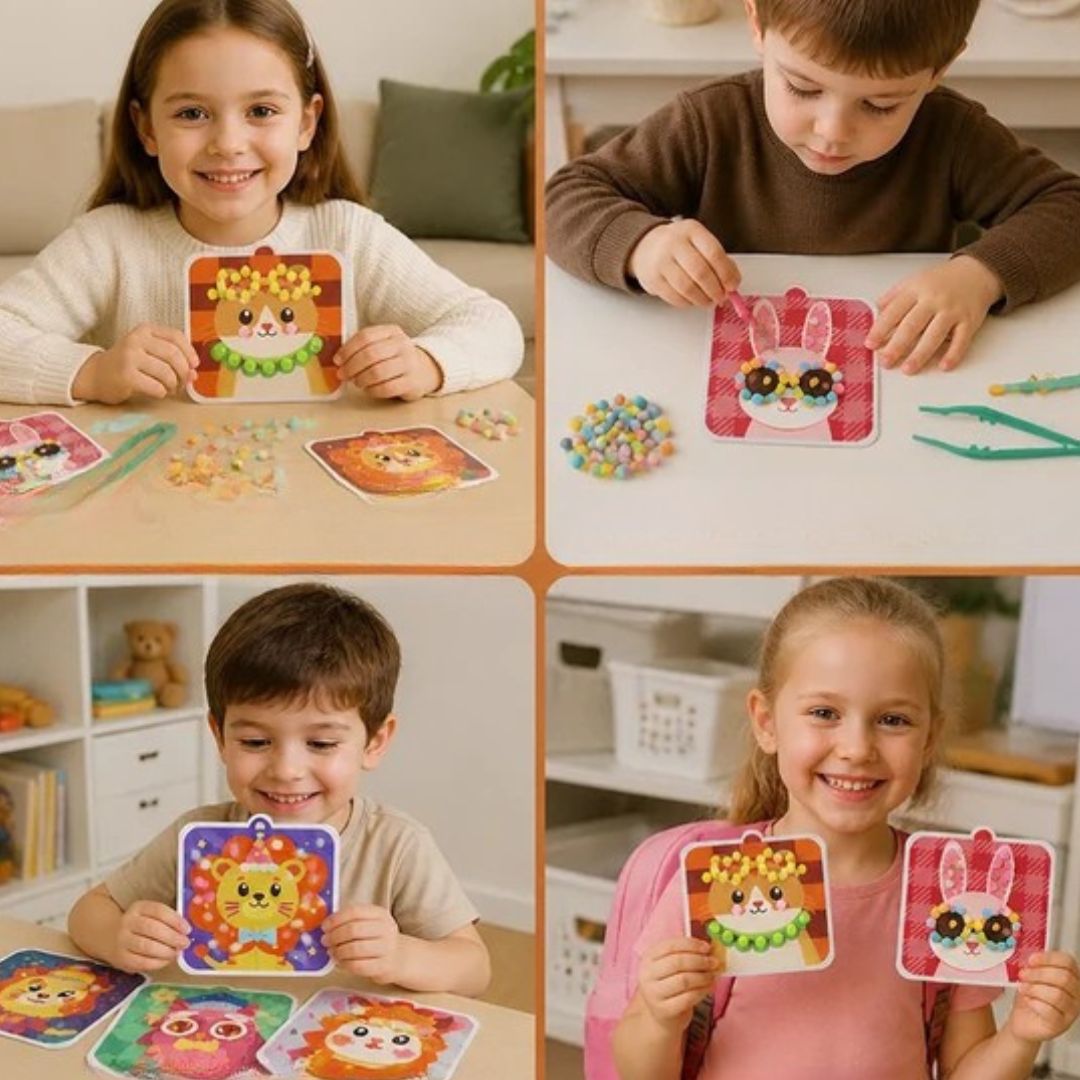 FuzzyBuddies - Pom Pom Animal Craft Kit