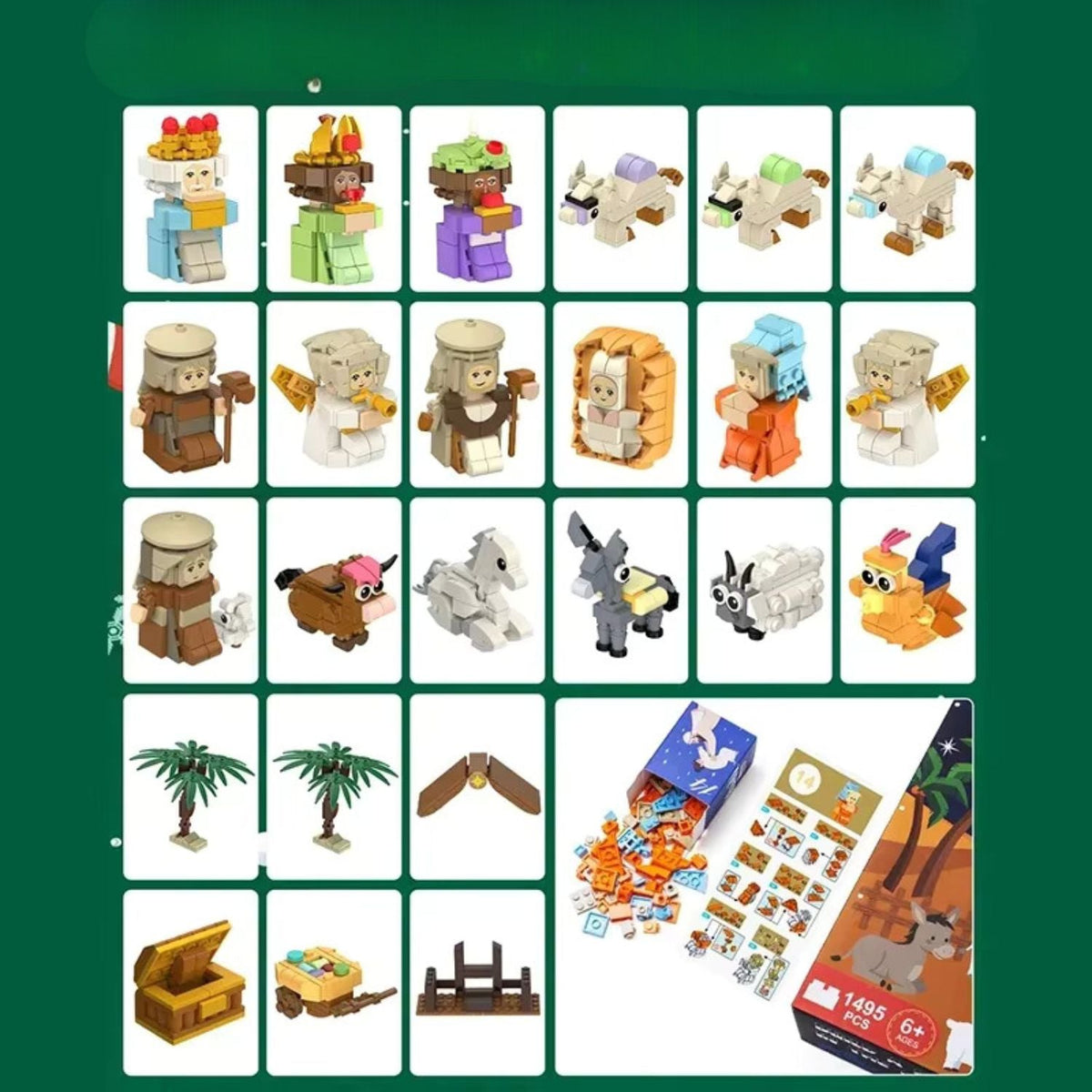 MerryBlocks - Nativity Building Advent Calendar
