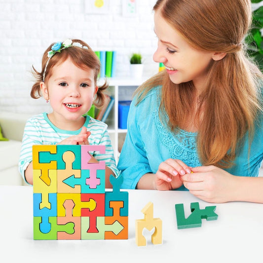 BuildBlox - Montessori Interlocking Puzzle