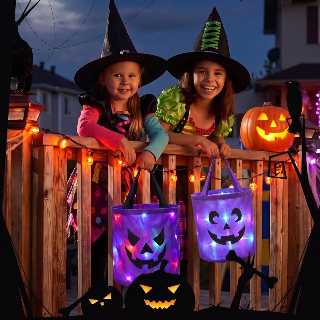 GlowTreat - Light-Up Halloween Candy Bag
