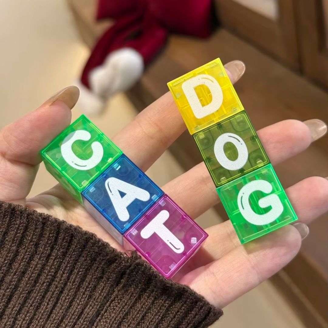 LearnCubes - Magnetic Letters & Numbers Learning Set for Kids