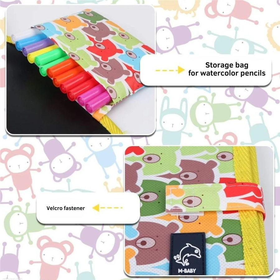 Reusable coloring book for children