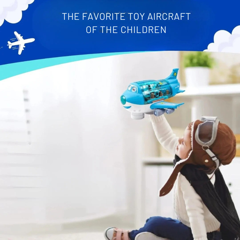 Adventure airplane for little explorers