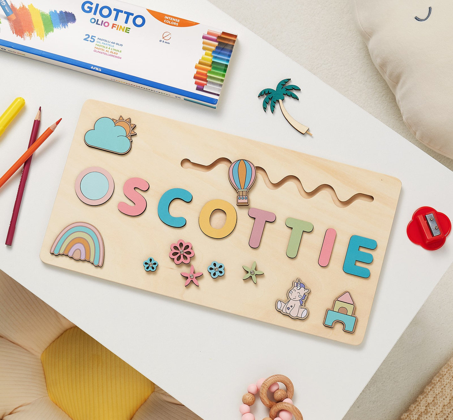 WoodenWonder Kids Name Puzzle