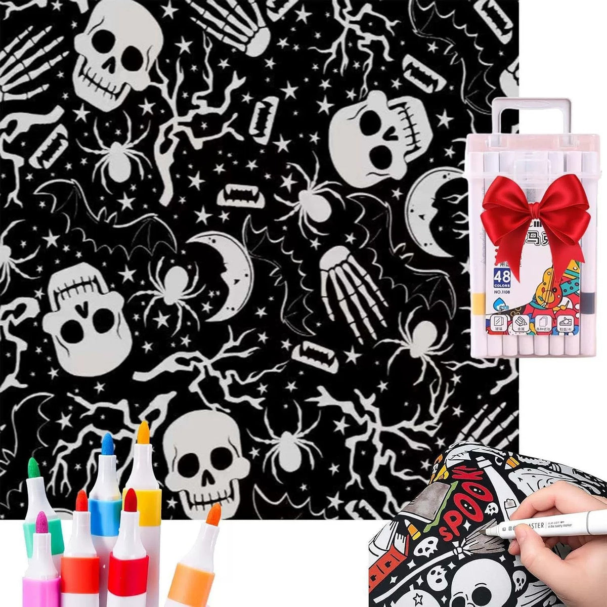 DoodleBlanket - Washable Colouring Blanket for Kids
