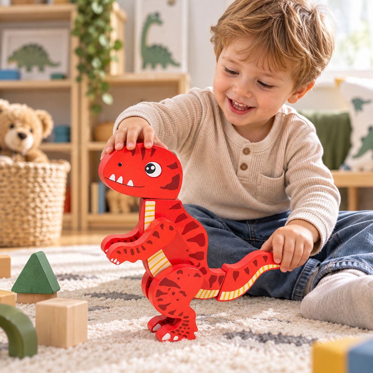 MagnaRex - Magnetic Dinosaur Building Set