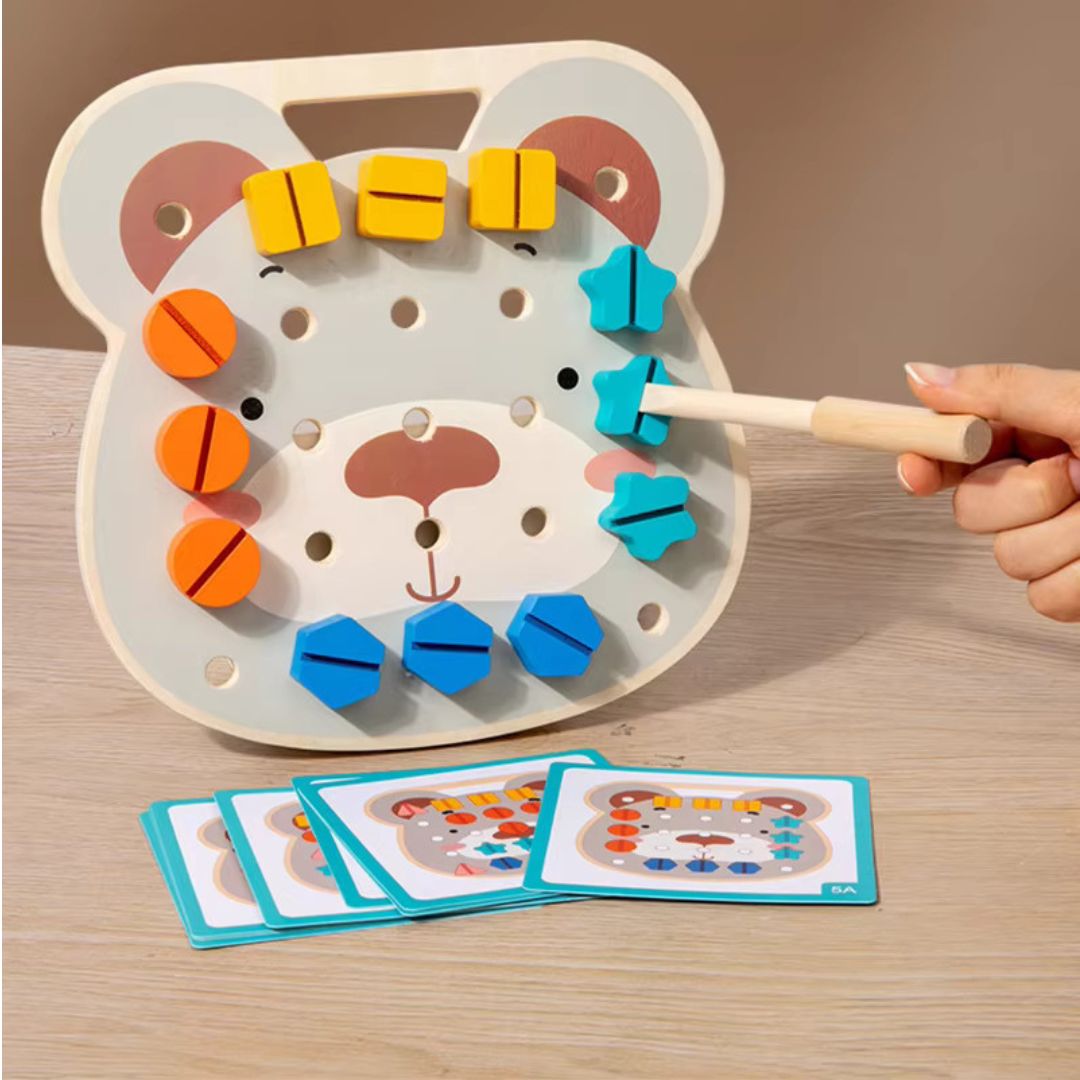 Montessori Bear Color Plate