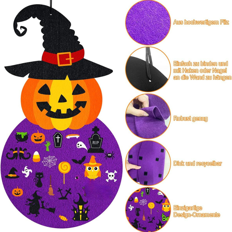 SpookyShapes - Halloween Felt Fun Board