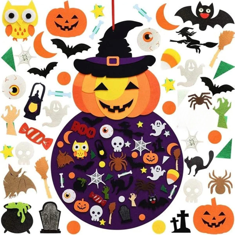 SpookyShapes - Halloween Felt Fun Board