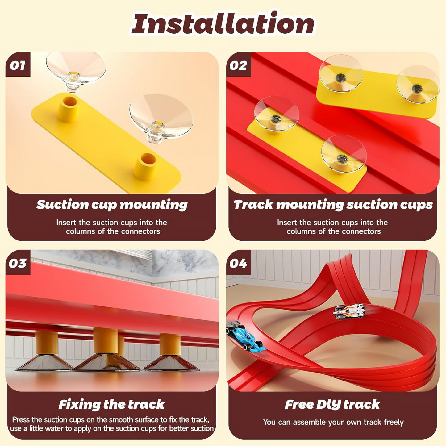 TurboFlex Race Track - With 4 Super Speedsters