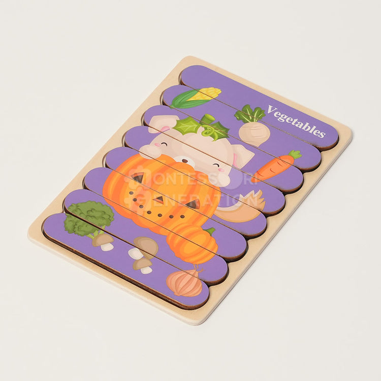 Montessori Flip Puzzle Sets