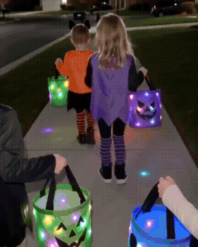 GlowTreat - Light-Up Halloween Candy Bag