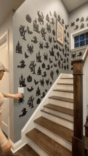 SpookyWalls - 3D Halloween Wall Decorations for Kids