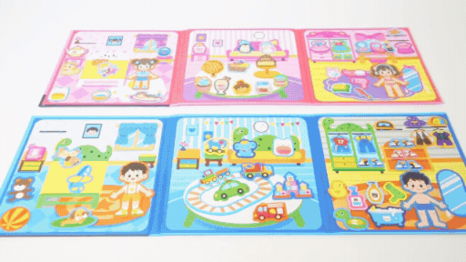 MagnaBook - Magnetic Quiet Activity Book for Kids