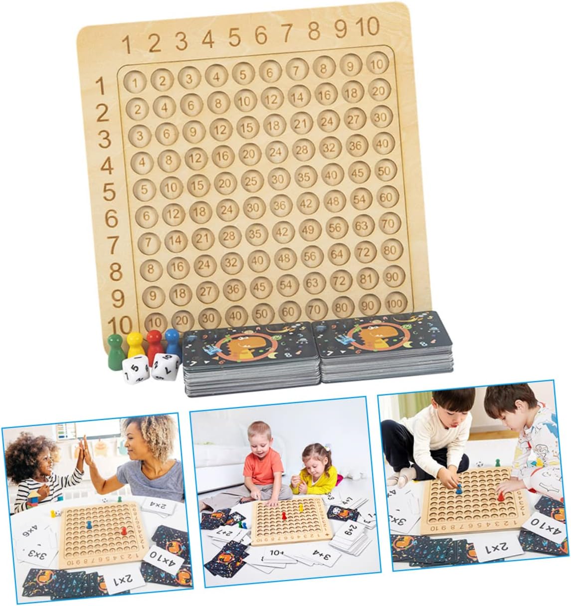 Math Mastery Papper Montessori Wooden Math Mastery Board – KangooKids