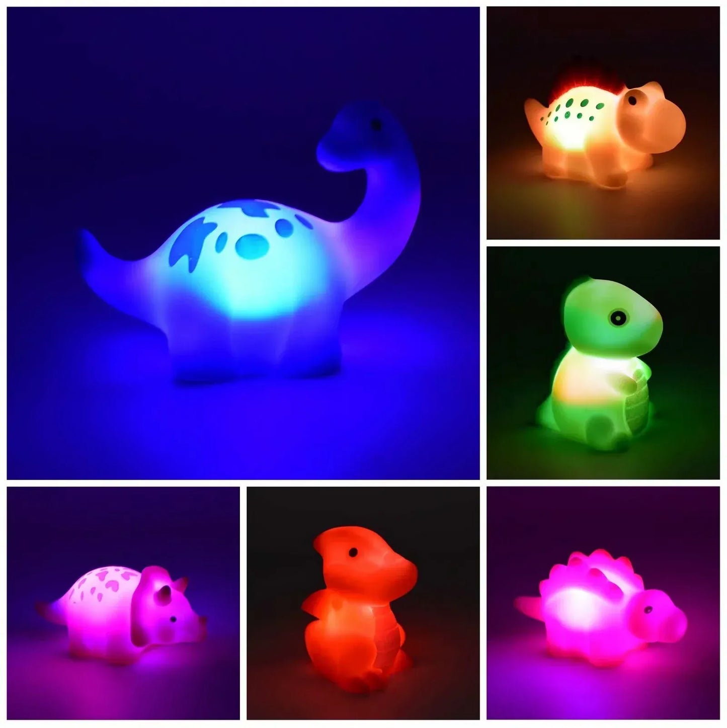 Glowing Bath Dinosaurs