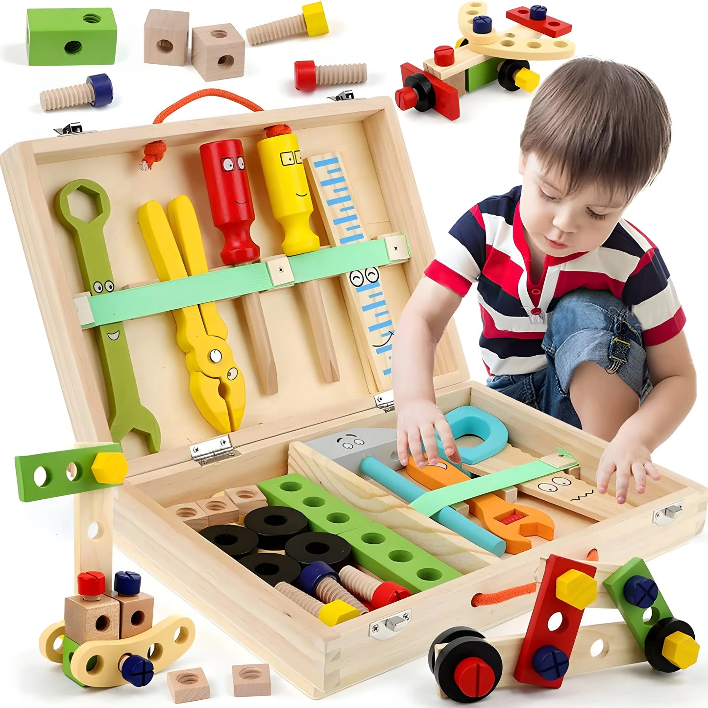 TinkerCase - Montessori Wooden Case