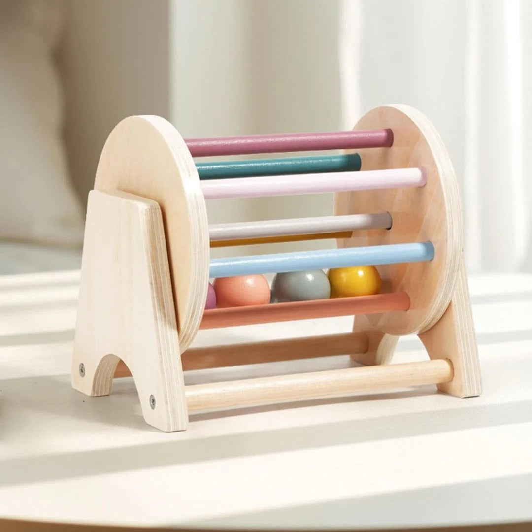 Montessori Wooden Ball Drum