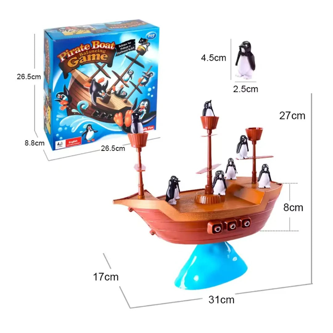 Pirate Penguins Ship-Balance Game – Family Fun