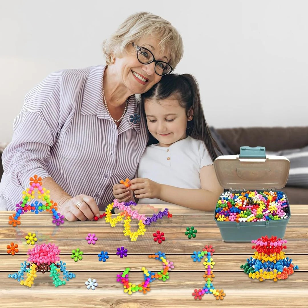 Montessori Flakes Building Blocks