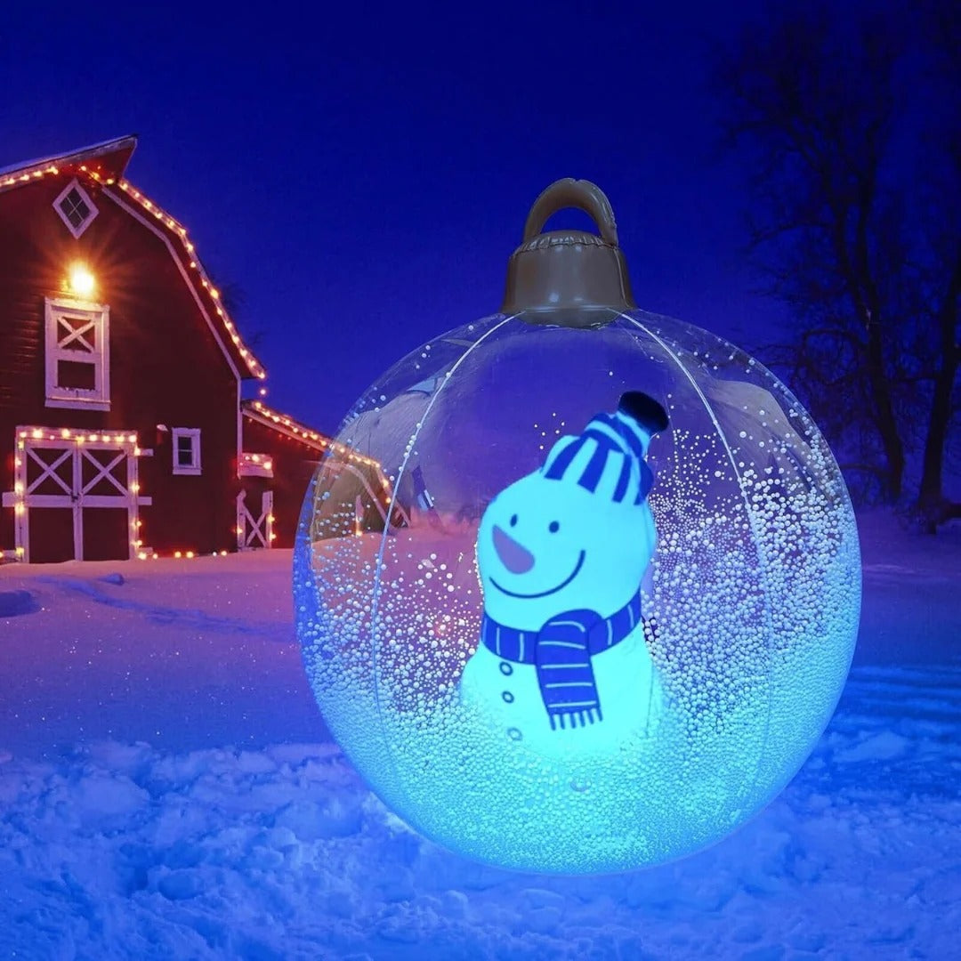 Inflatable Christmas Decoration Ball - 60 cm