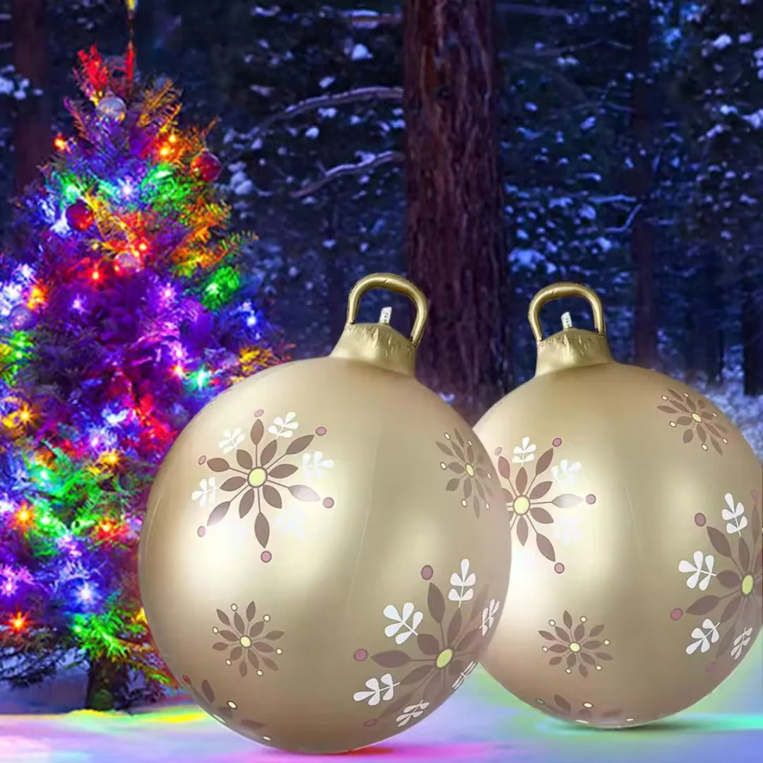 Inflatable Christmas Decoration Ball - 60 cm
