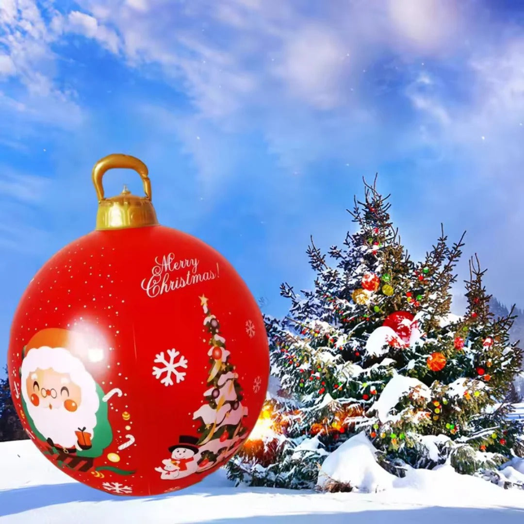 Inflatable Christmas Decoration Ball - 60 cm