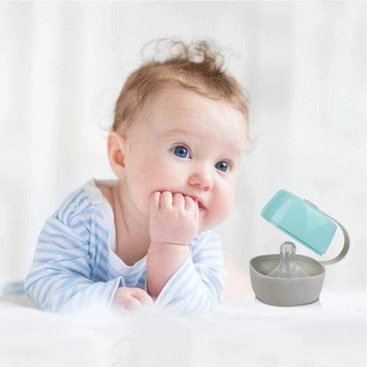 Pacifier box with lid
