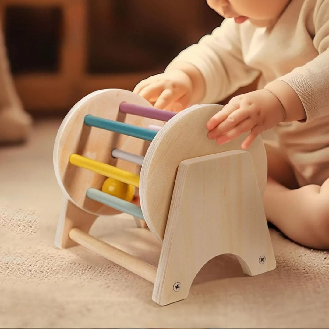 Montessori Wooden Ball Drum