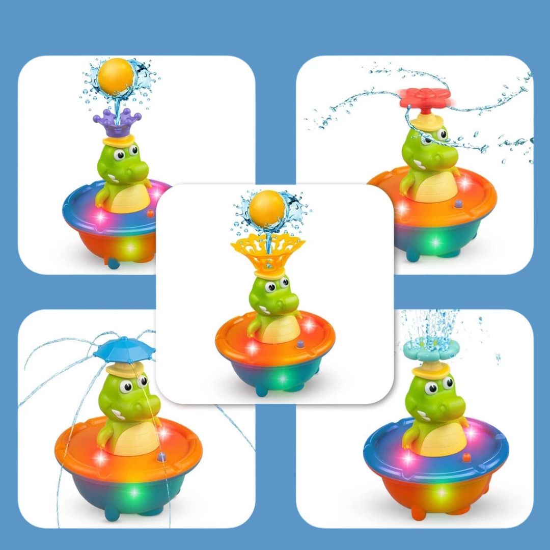 Crocodile Fountain Bath Toy