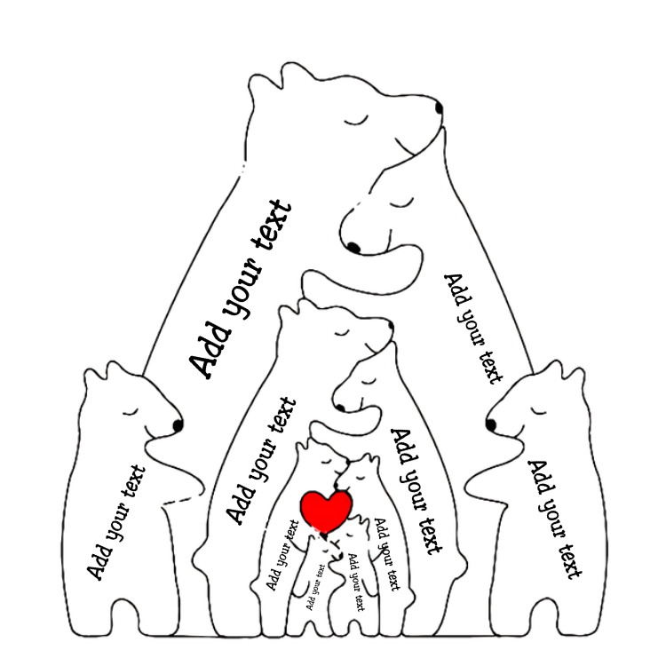 Personalized Bear Familiy