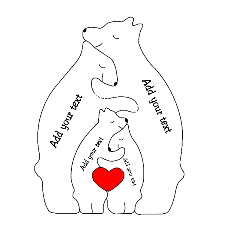 Personalized Bear Familiy