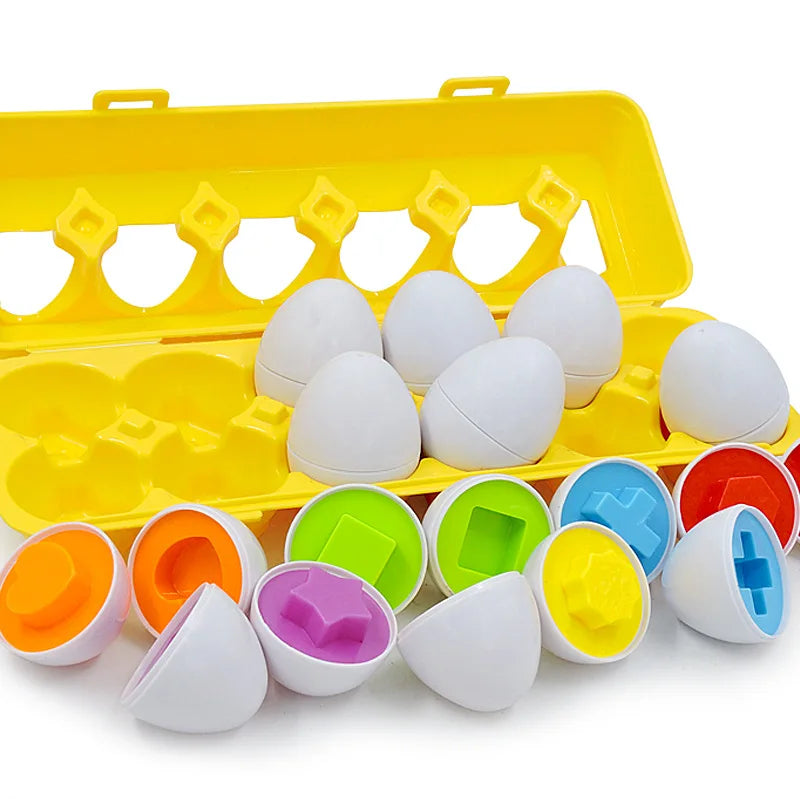 Montessori Toy - Geometric Eggs