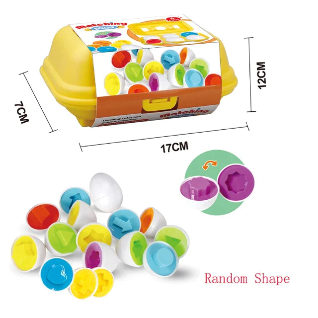Montessori Toy - Geometric Eggs