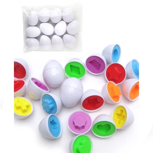 Montessori Toy - Geometric Eggs