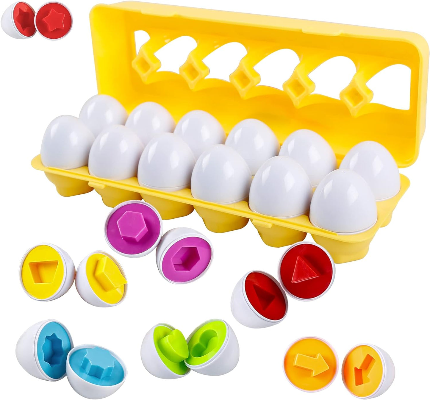 Montessori Toy - Geometric Eggs