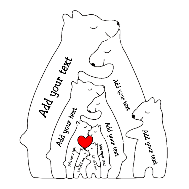 Personalized Bear Familiy