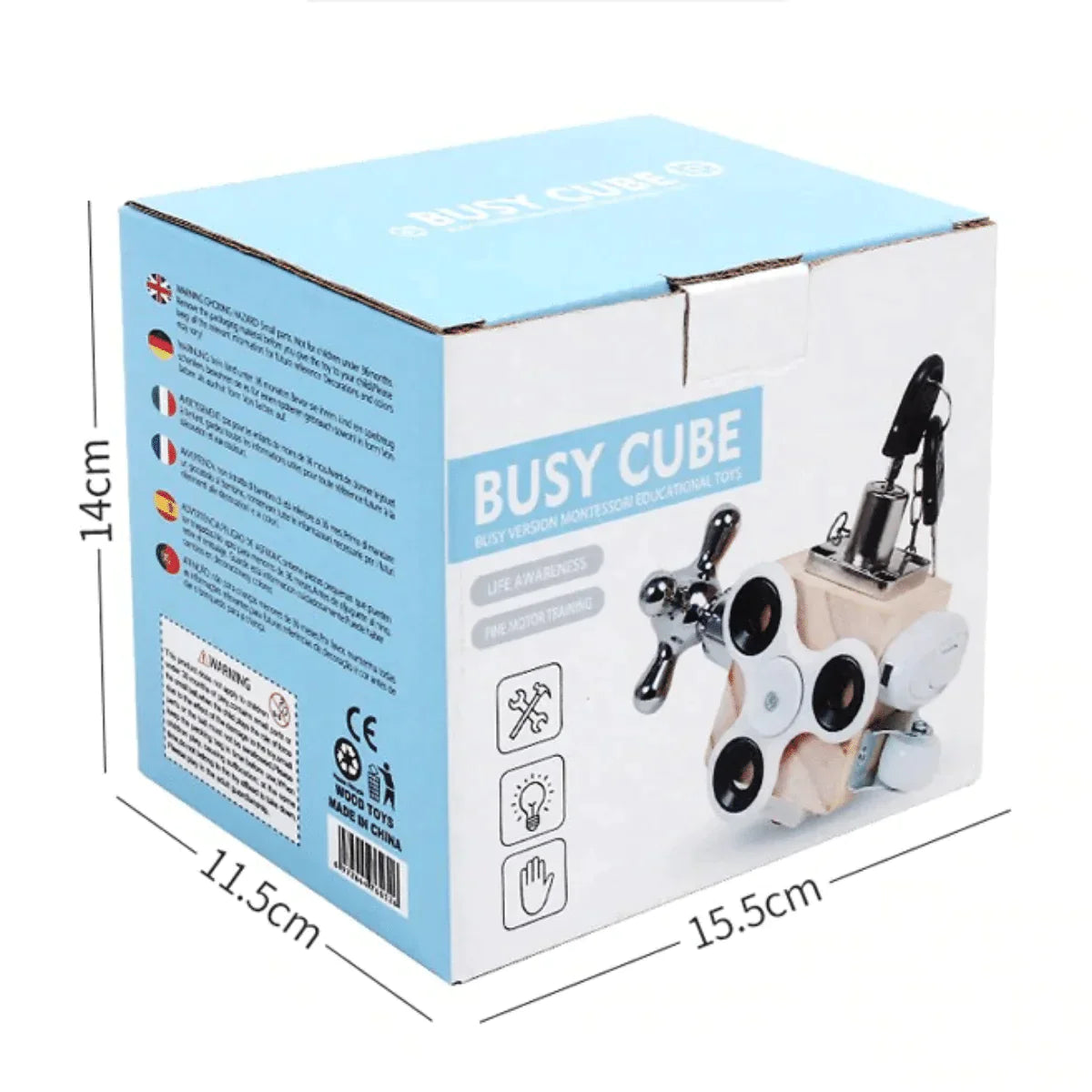 Busy Cube Montessori Toy