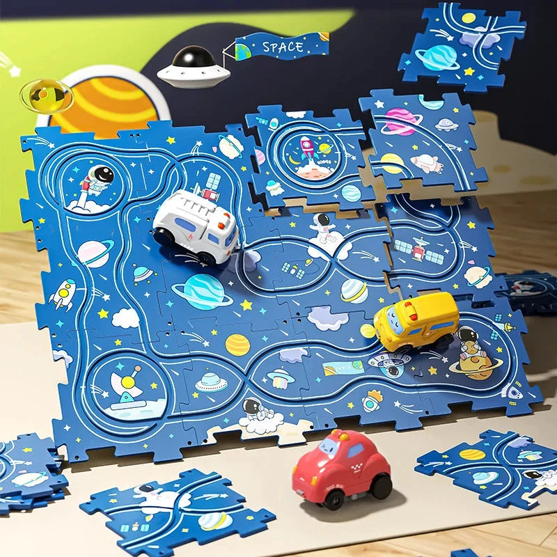 Educational Car Puzzle Set