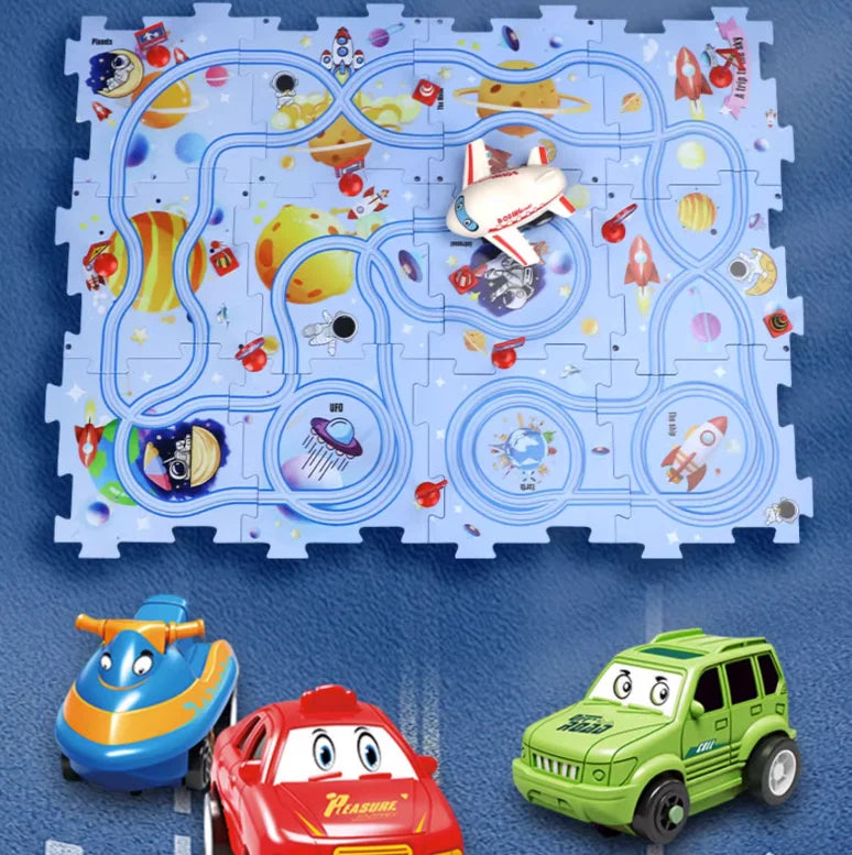 Educational Car Puzzle Set